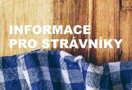 Informace pro strávníky školní jídelny