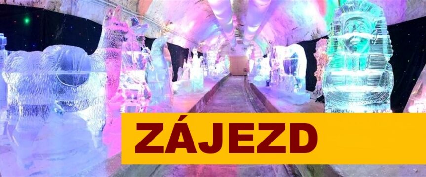 Ledové sochy v plzeňském pivovaru