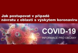 Postupu při návratu z oblasti s výskytem koronaviru
