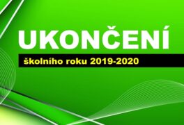 Ukončení školního roku 2019-2020