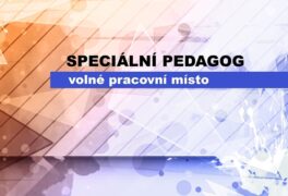 Volné pracovní místo – speciální pedagog